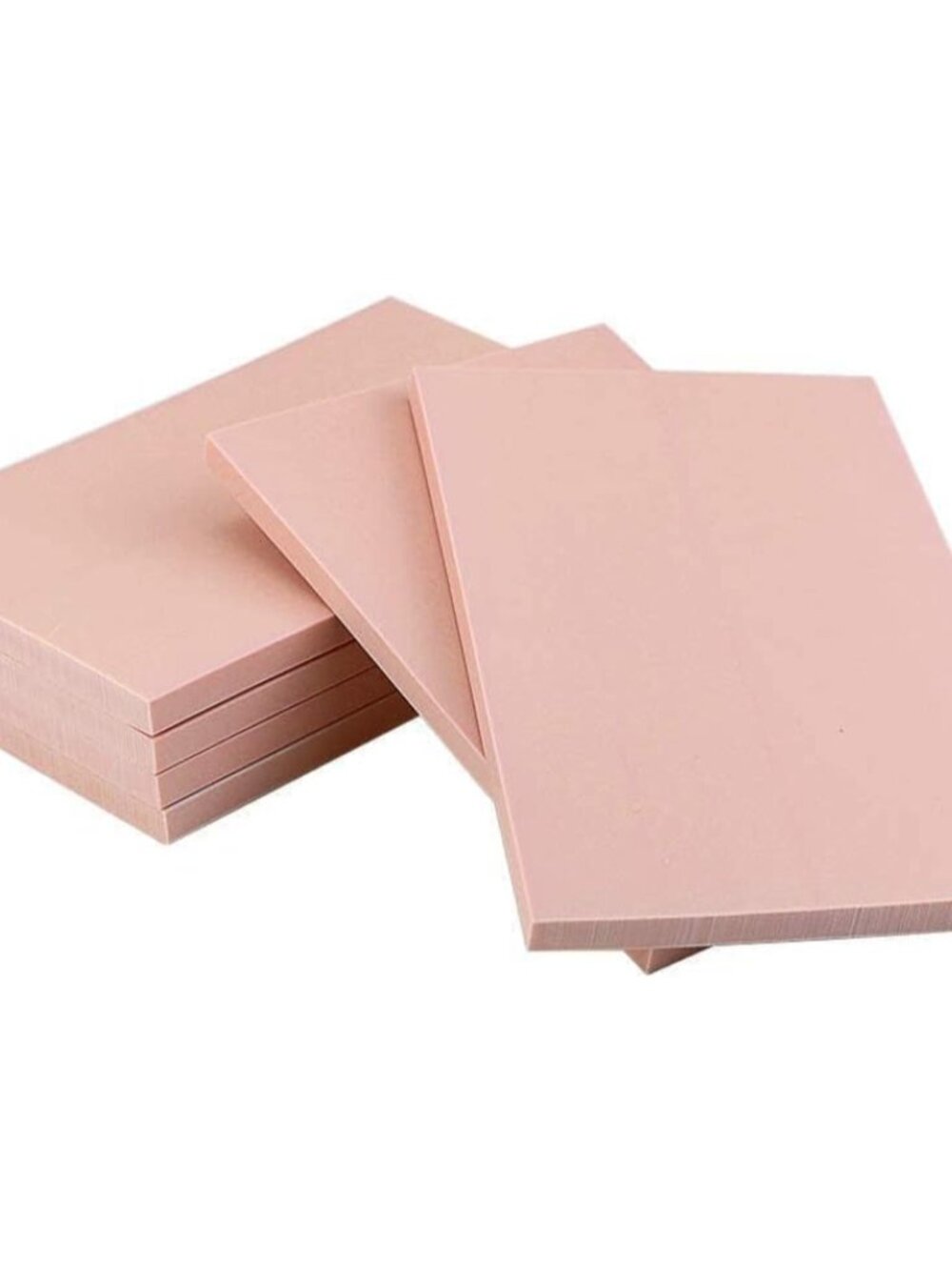 6 Pack 4"x6" Pale Pink Rubber Stamp Carving Blocks Rubber Carved Brick for Stamp - Picture 6 of 7